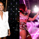 Issa Rae attends the BET Awards 2021 on June 27, 2021; JT and Yung Miami of City Girls performs on stage during Rolling Loud on July 23, 2021